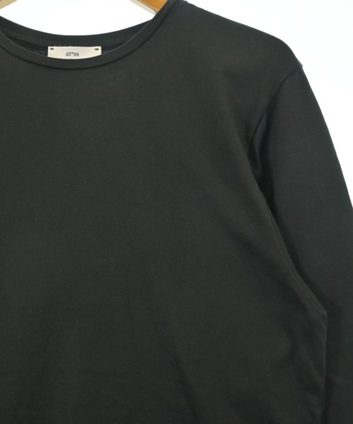 ATON（エイトン）Tシャツ・カットソー 黒 サイズ:2(M位) レディース/2200670977086