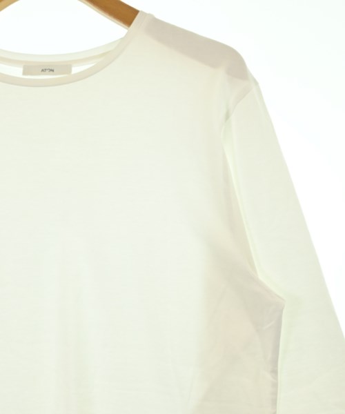 ATON（エイトン）Tシャツ・カットソー 白 サイズ:2(M位) レディース/2200670977093