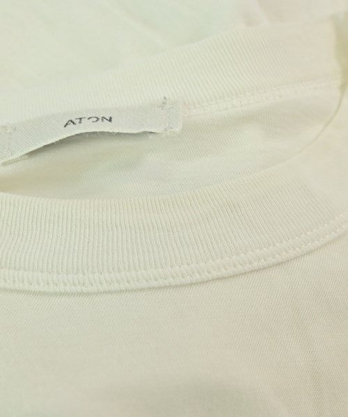 ATON（エイトン）Tシャツ・カットソー 白 サイズ:2(M位) レディース/2200670977116