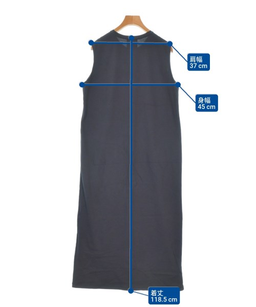 ATON（エイトン）ワンピース 紺 サイズ:02(M位) レディース/2200665037047