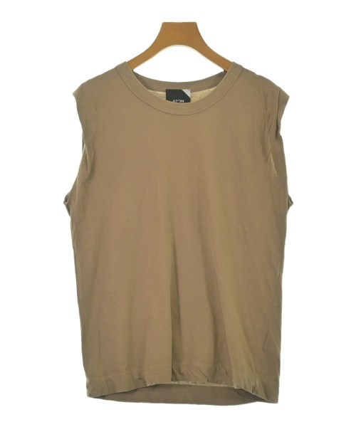 ATON(エイトン)Tシャツ・カットソー 茶 サイズ:2(M位)/2200671912062