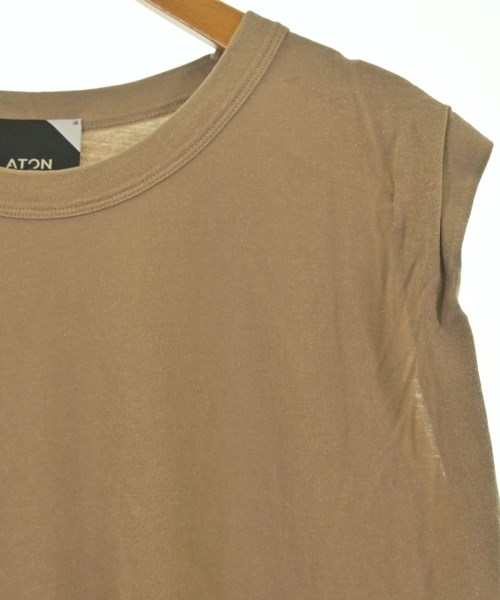 ATON（エイトン）Tシャツ・カットソー 茶 サイズ:2(M位) レディース/2200671912062