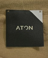 ATON（エイトン）Tシャツ・カットソー 茶 サイズ:2(M位) レディース/2200671912062