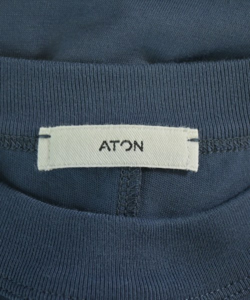 ATON（エイトン）ワンピース 青 サイズ:1(S位) レディース/2200722081020