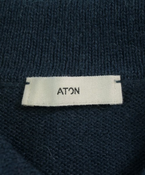 ATON（エイトン）ニット・セーター 紺 サイズ:6(XXL位) メンズ/2200729208024