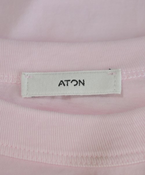 ATON（エイトン）タンクトップ ピンク サイズ:01(S位) レディース/2200730538035