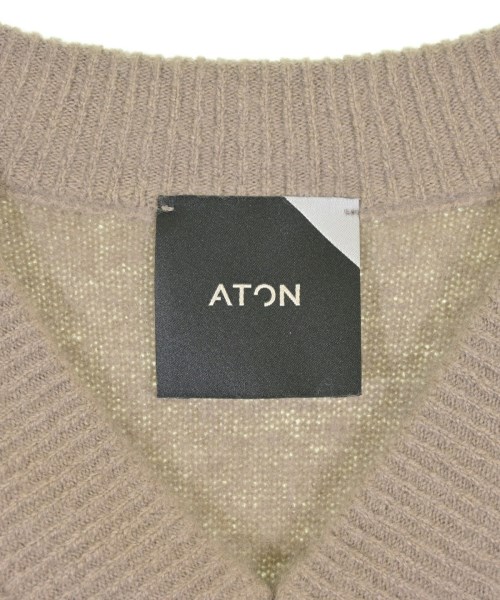 ATON（エイトン）ニット・セーター ベージュ サイズ:2(M位) レディース/2200722002223