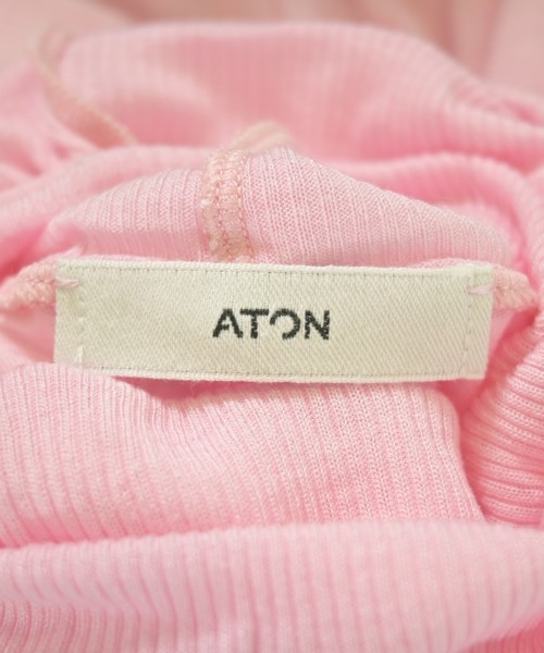 ATON（エイトン）Tシャツ・カットソー ピンク サイズ:2(M位) レディース/2200725693046
