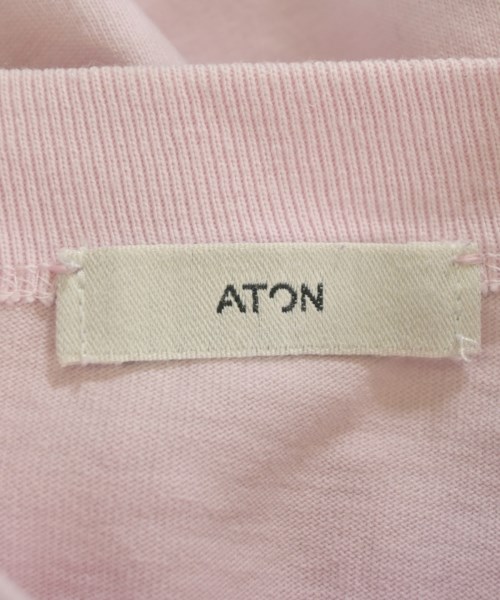 ATON（エイトン）ノースリーブ ピンク サイズ:1(S位) レディース/2200732772031