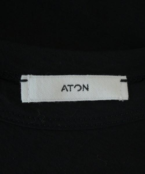 ATON（エイトン）カジュアルシャツ 黒 サイズ:1(S位) レディース/2200731097036