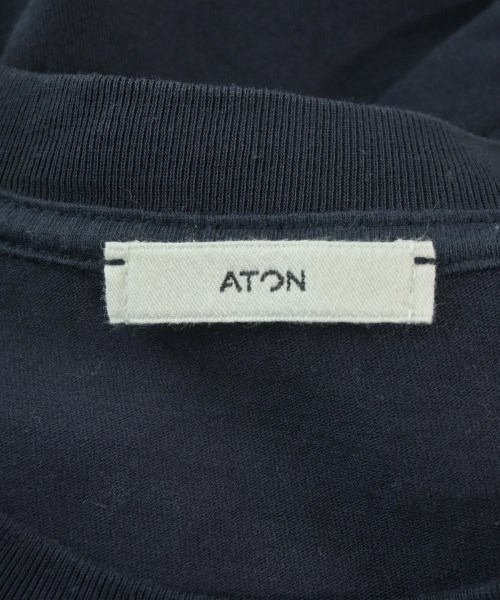 ATON（エイトン）Tシャツ・カットソー 紺 サイズ:6(XXL位) メンズ/2200734124234