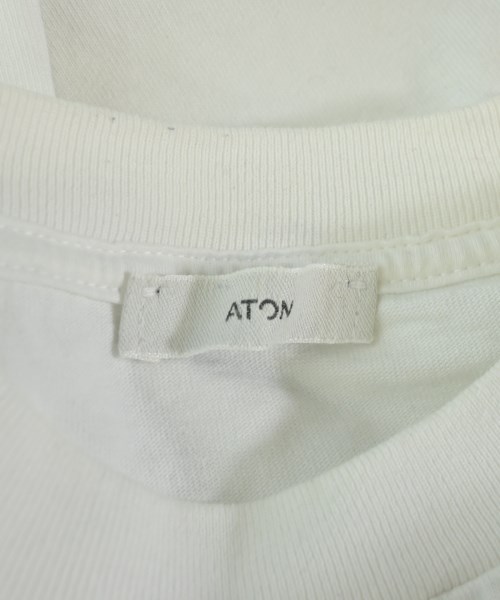 ATON（エイトン）Tシャツ・カットソー 白 サイズ:6(XXL位) メンズ/2200734124289