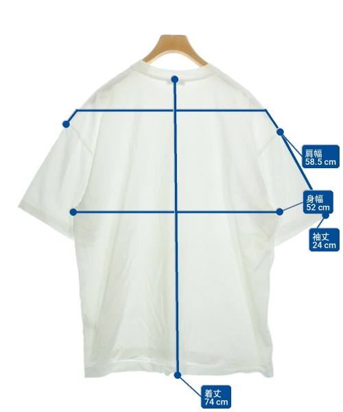 ATON（エイトン）Tシャツ・カットソー 白 サイズ:6(XXL位) メンズ/2200734124289