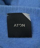 ATON（エイトン）ニット・セーター 青 サイズ:02(M位) レディース/2200735453111