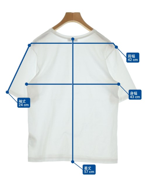 ATON（エイトン）Tシャツ・カットソー 白 サイズ:2(M位) レディース/2200734995049