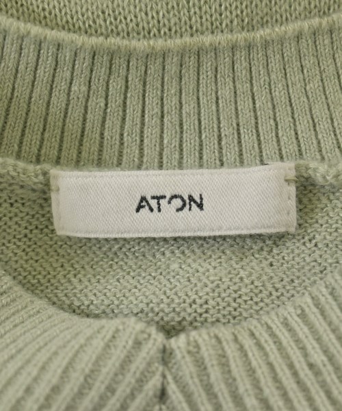 ATON（エイトン）ニット・セーター 緑 サイズ:2(M位) メンズ/2200738183053
