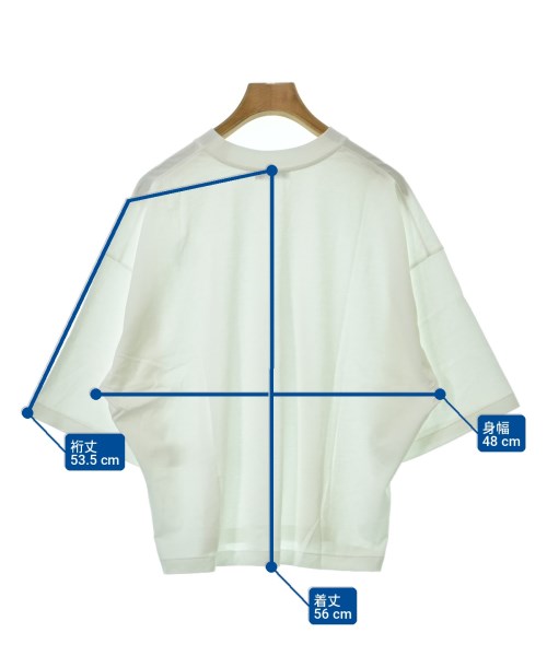 ATON（エイトン）Tシャツ・カットソー 白 サイズ:01(S位) レディース/2200706190106