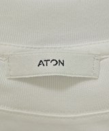 ATON（エイトン）Tシャツ・カットソー 白 サイズ:01(S位) レディース/2200706190106