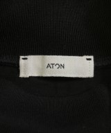 ATON（エイトン）Tシャツ・カットソー 黒 サイズ:6(L位) メンズ/2200719816079