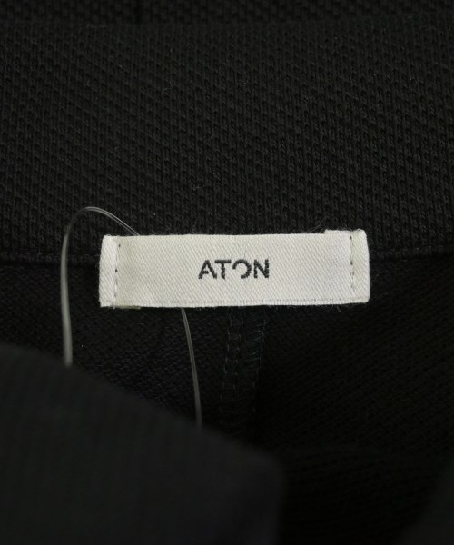 ATON（エイトン）ポロシャツ 黒 サイズ:6(L位) メンズ/2200719816086