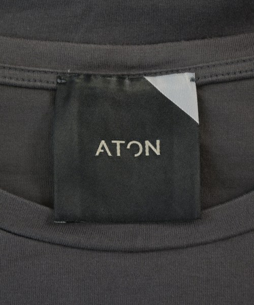ATON（エイトン）Tシャツ・カットソー グレー サイズ:2(M位) メンズ/2200719898167