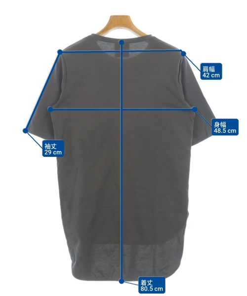 ATON（エイトン）Tシャツ・カットソー グレー サイズ:2(M位) メンズ/2200719898167