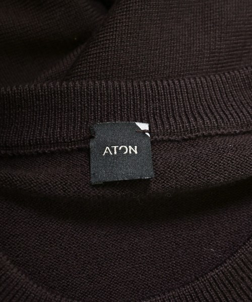 ATON（エイトン）ワンピース 紫 サイズ:2(M位) レディース/2200716866046