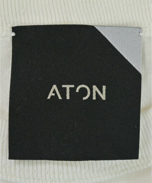 ATON（エイトン）ワンピース 白 サイズ:02(M位) レディース/2200716866053