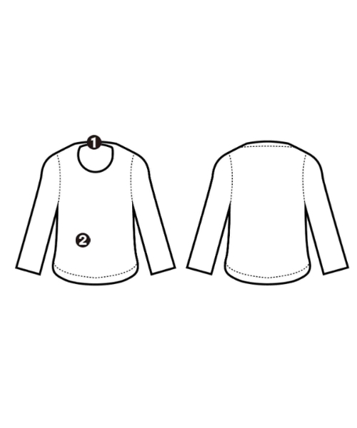 ATON（エイトン）Tシャツ・カットソー 紺 サイズ:06(XL位) メンズ/2200720893014