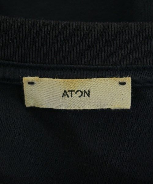 ATON（エイトン）Tシャツ・カットソー 紺 サイズ:06(XL位) メンズ/2200720893014