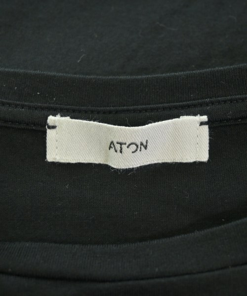 ATON（エイトン）Tシャツ・カットソー 黒 サイズ:1(S位) レディース/2200718449070