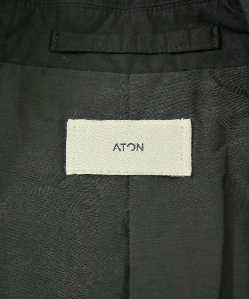 ATON（エイトン）ジャケット 黒 サイズ:4(XL位) メンズ/2200716585022