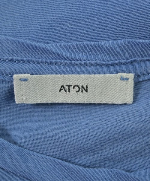 ATON（エイトン）Tシャツ・カットソー 青 サイズ:2(M位) レディース/2200717715084
