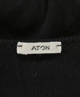 ATON（エイトン）Tシャツ・カットソー 黒 サイズ:2(M位) レディース/2200719673078