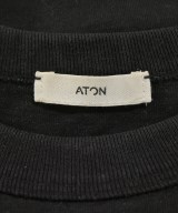 ATON（エイトン）Tシャツ・カットソー 黒 サイズ:2(M位) レディース/2200723266013