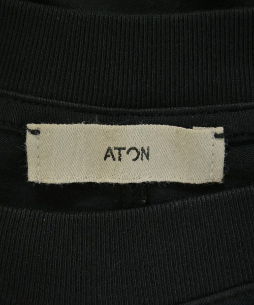 ATON（エイトン）ワンピース 黒 サイズ:01(S位) レディース/2200720315196