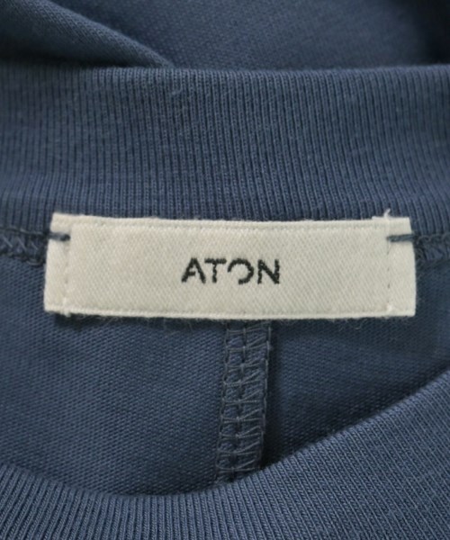 ATON（エイトン）ワンピース 青 サイズ:01(S位) レディース/2200720691078