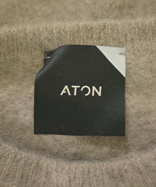 ATON（エイトン）ニット・セーター グレー サイズ:02(M位) レディース/2200723884514