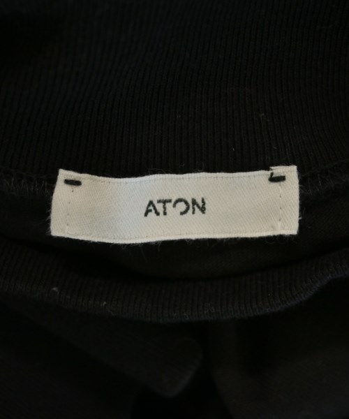 ATON（エイトン）Tシャツ・カットソー 黒 サイズ:2(M位) レディース/2200725049058