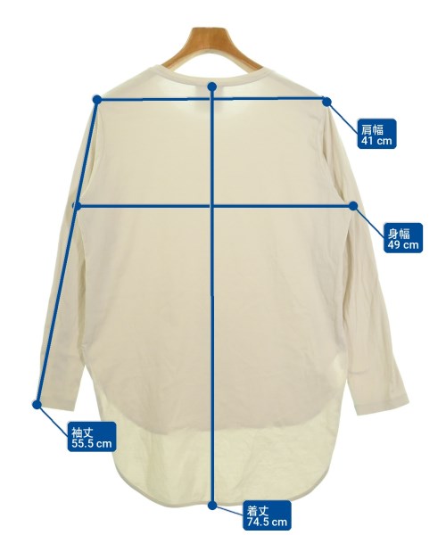 ATON（エイトン）Tシャツ・カットソー ベージュ サイズ:01(S位) レディース/2200725049065