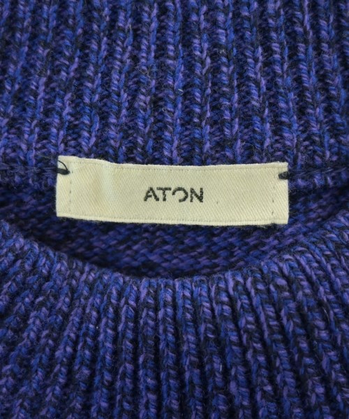 ATON（エイトン）ニット・セーター 紺 サイズ:06(L位) メンズ/2200725724061