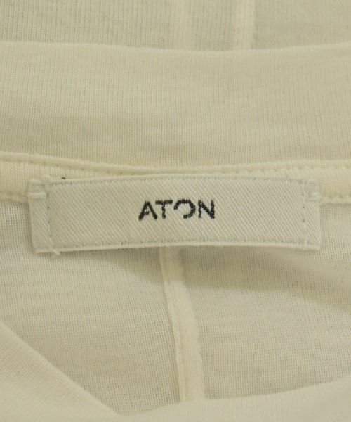 ATON（エイトン）Tシャツ・カットソー 白 サイズ:1(S位) レディース/2200724979066