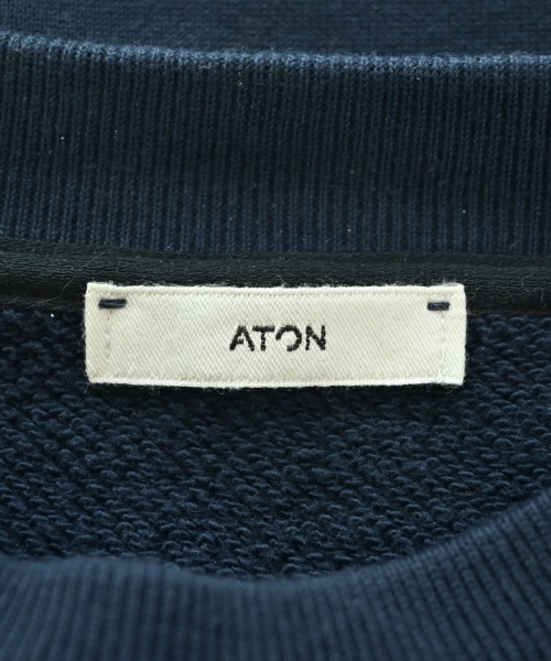 ATON（エイトン）スウェット 紺 サイズ:06(XXL位) メンズ/2200721214214