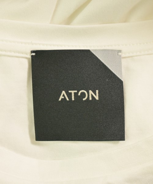 ATON（エイトン）Tシャツ・カットソー 白 サイズ:02(M位) レディース/2200727050175