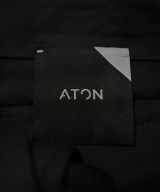ATON（エイトン）スラックス 黒 サイズ:4(XL位) メンズ/2200727657145