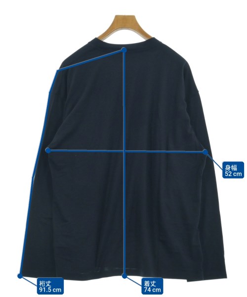 ATON（エイトン）Tシャツ・カットソー 紺 サイズ:06(XXXL位) メンズ/2200728148031