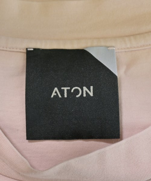 ATON（エイトン）Tシャツ・カットソー ピンク サイズ:2(M位) レディース/2200723719045