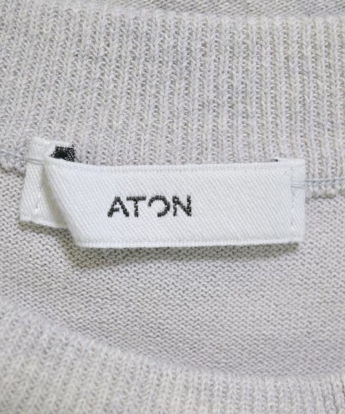 ATON（エイトン）ニット・セーター グレー サイズ:02(M位) レディース/2200723921011