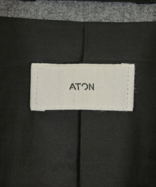 ATON（エイトン）テーラードジャケット グレー サイズ:04(XL位) メンズ/2200728077034
