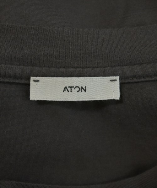ATON（エイトン）Tシャツ・カットソー グレー サイズ:4(XL位) メンズ/2200728077072